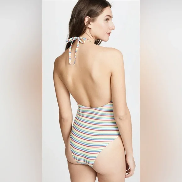 Solids and Striped- Nadine- swimsuit Sz-Lg Multicolored- New w/tags & liner - Picture 7 of 12